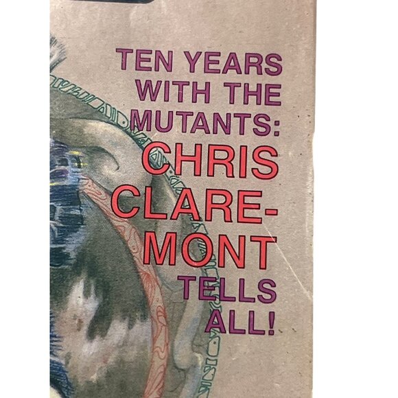 Vtg 80s Amazing Heroes Comic Book #75 Years Mutants Chris Claremont Tells All - Picture 2 of 6